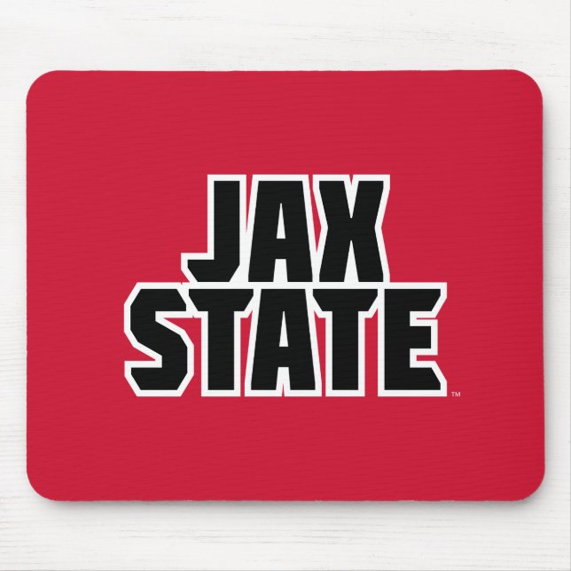Jacksonville Staat University JAX STAAT Bold Text Mousepad (Vorne)