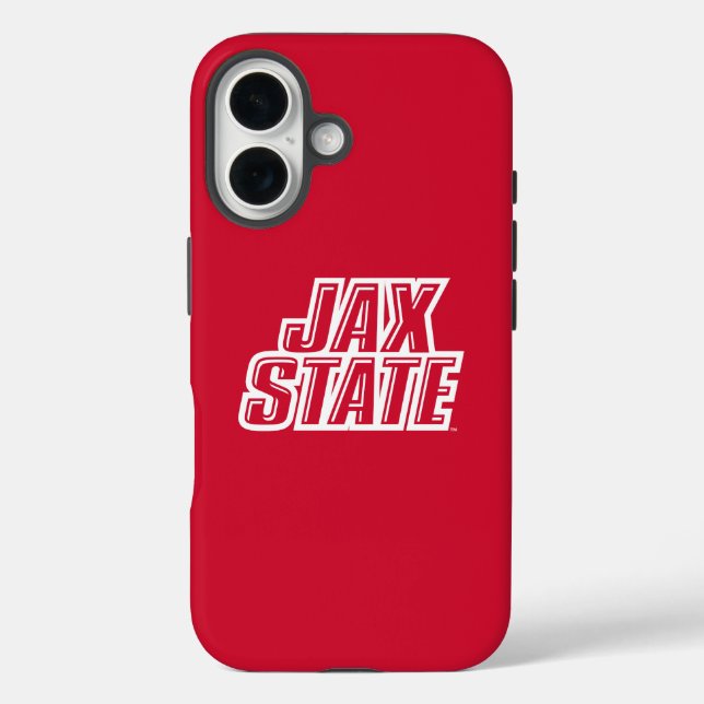 Jacksonville Staat University JAX STAAT Logo Case-Mate iPhone Hülle (Rückseite)