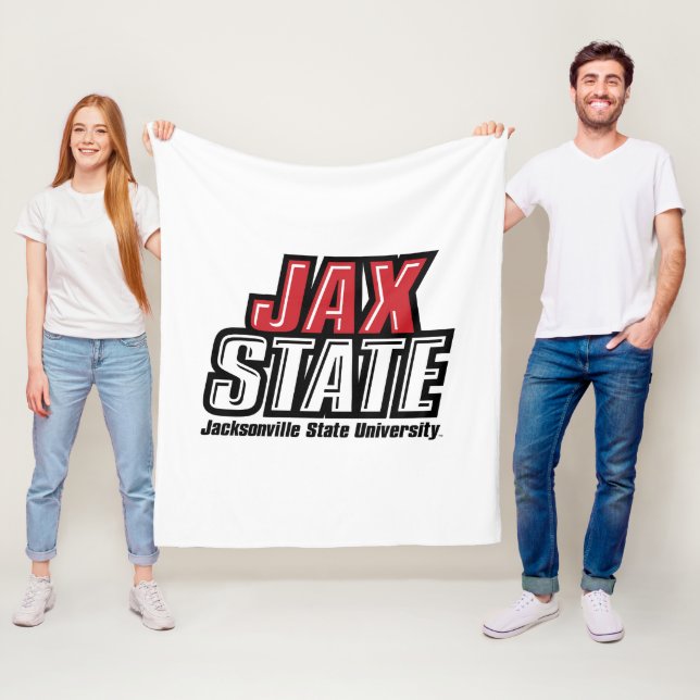 Jacksonville Staat University JAX STAAT Logo Fleecedecke (Beispiel)
