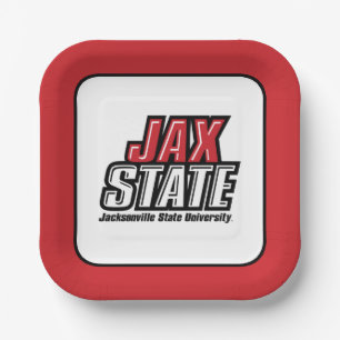Jacksonville Staat University JAX STAAT Logo Pappteller