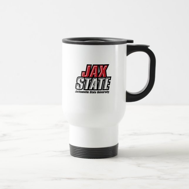 Jacksonville Staat University JAX STAAT Logo Reisebecher (Rechts)