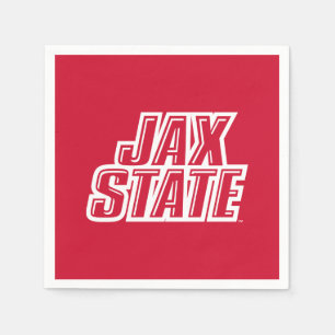 Jacksonville Staat University JAX STAAT Logo Serviette