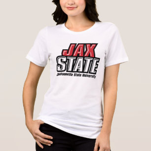Jacksonville Staat University JAX STAAT Logo Tri-Blend Shirt