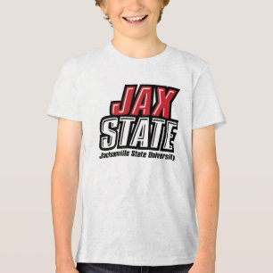 Jacksonville Staat University JAX STAAT Logo Tri-Blend Shirt