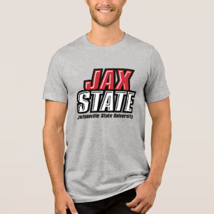 Jacksonville Staat University JAX STAAT Logo Tri-Blend Shirt