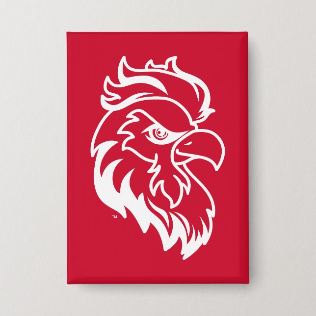 Jacksonville State University Gamecocks rotes Game Button (Vorderseite)
