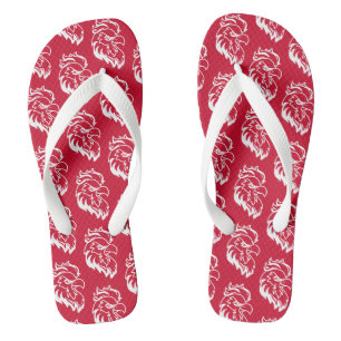 Jacksonville State University Gamecocks rotes Game Flip Flops