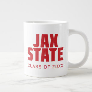 Jacksonville State University JAX STATE Fett Rot Jumbo-Tasse