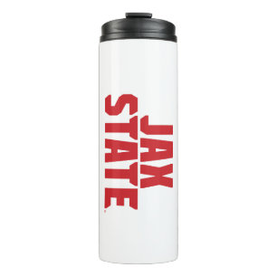 Jacksonville State University JAX STATE Fett Rot Thermosbecher