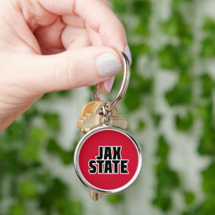 Jacksonville State University JAX STATE Fettschrif Schlüsselanhänger