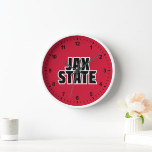 Jacksonville State University JAX STATE Fettschrif Uhr