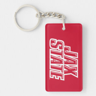 Jacksonville State University JAX STATE Logo Schlüsselanhänger