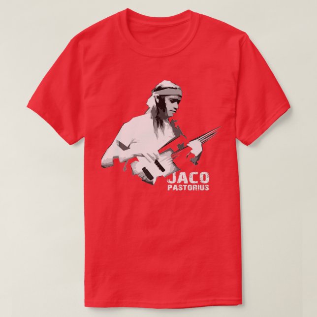 Jaco Bass Player  T-Shirt (Design vorne)