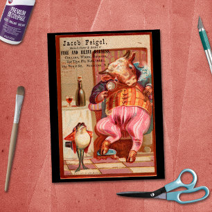 Jacob Feigel Harness und Vintages Handwerk Seidenpapier