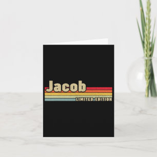 Jacob Gift Name Personalisiert Geburtstag Funny Ch Karte