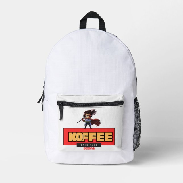 Jacob KO Print Cut Sew Bag Bedruckter Rucksack (Vorderseite)