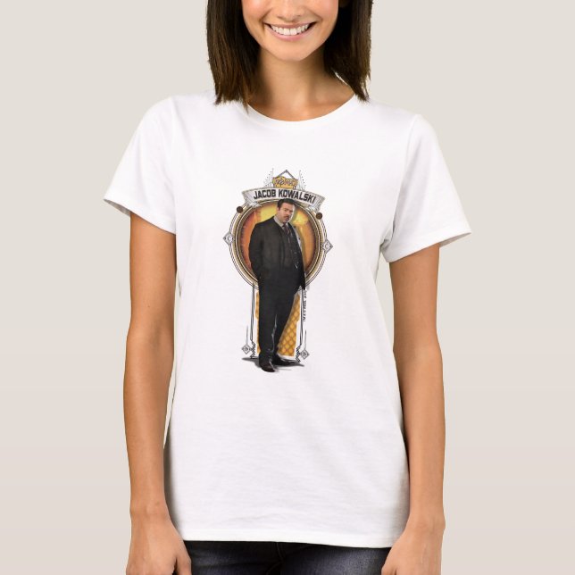 JACOB KOWALSKI™ Art Deco Panel T-Shirt (Vorderseite)