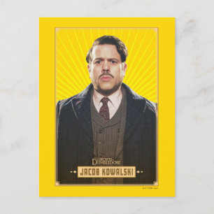 Jacob Kowalski Character Graphic Postkarte