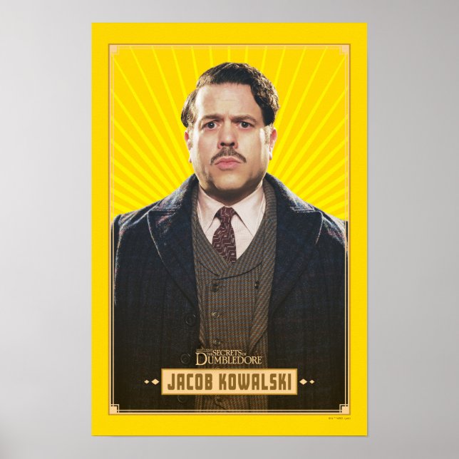 Jacob Kowalski Charakter Grafik Poster (Vorne)