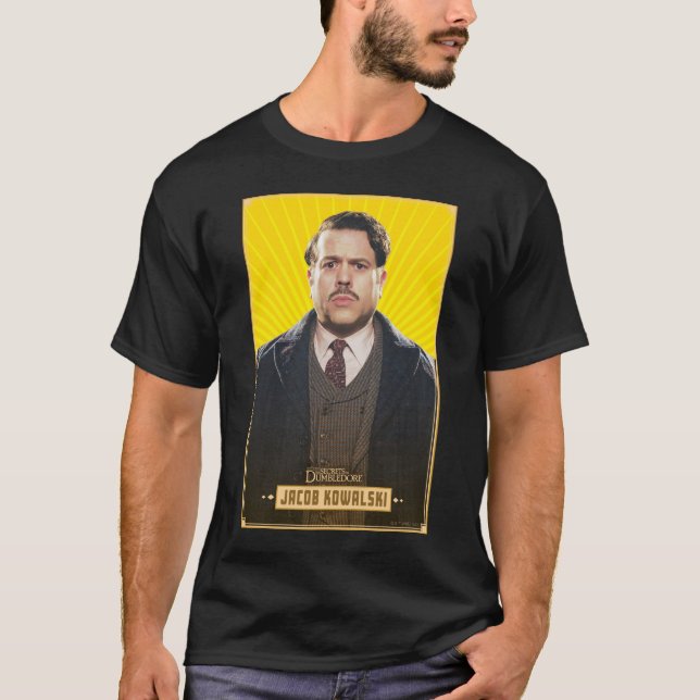 Jacob Kowalski Charakter Grafik T-Shirt (Vorderseite)