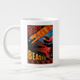 Jacob Kowalski Fantastische Bestien Vintage Poster Jumbo-Tasse