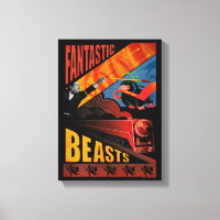 Jacob Kowalski Fantastische Bestien Vintage Poster
