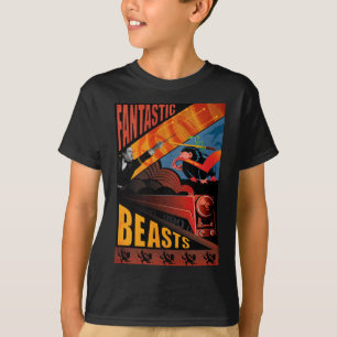 Jacob Kowalski Fantastische Bestien Vintage Poster T-Shirt