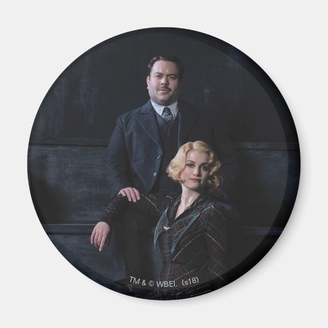 JACOB KOWALSKI™ und QUEENIE GOLDSTEIN™ Foto Magnet (Vorne)