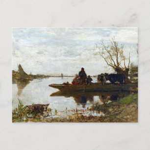 Jacob Maris Ferry Postkarte