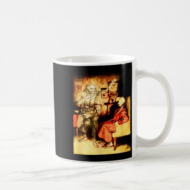 Jacob Marley Ghost Scrooge Bah Humbug Christmas Ca Kaffeetasse (Rechts)