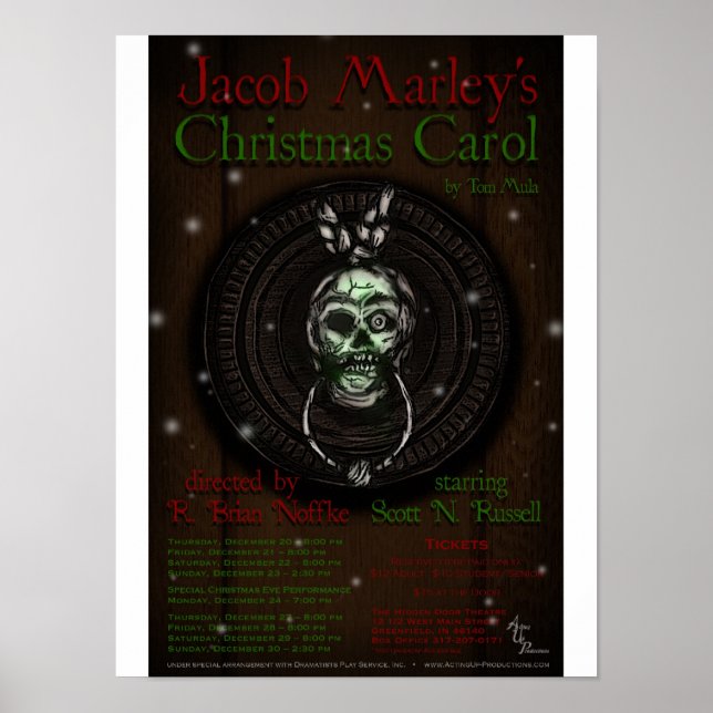 Jacob Marleys Weihnachtslied Archiv Show Poster (Vorne)