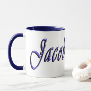 Jacob Name Logo, Tasse