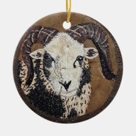 Jacob Sheep Doppelseitiges Ornament