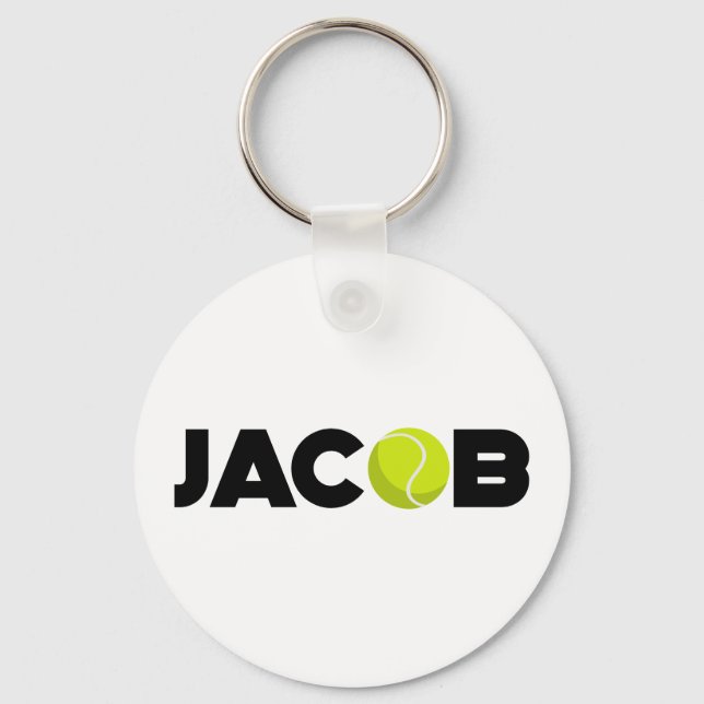 Jacob Tennis Schlüsselanhänger (Vorderseite)