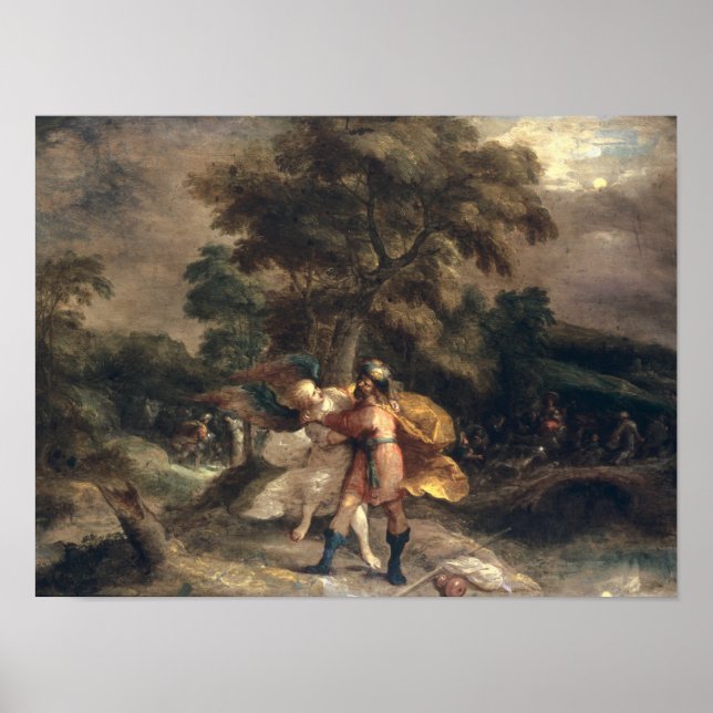 Jacob und der Engel Poster (Vorne)