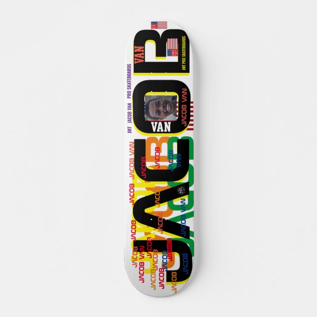 JACOB VAN JMT 7 3/4" Skateboarddecke Skateboard (Vorne)