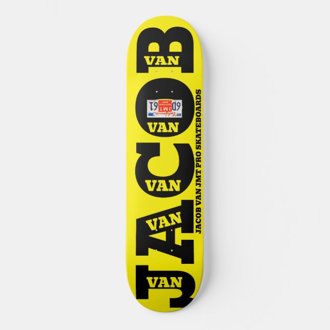 JACOB VAN JMT 8 1/4" Skateboarddecke Skateboard (Vorderseite)