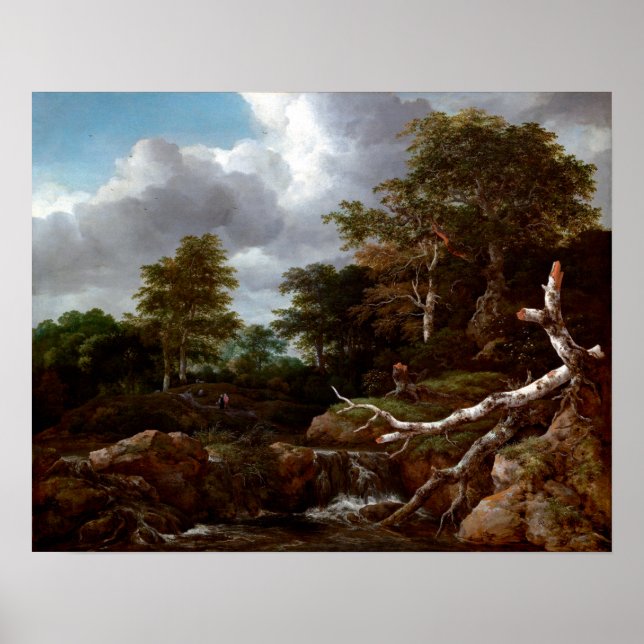 Jacob van Ruisdael Forest Scene Poster (Vorne)