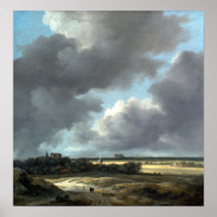 Jacob van Ruisdael View von Alkmaar Poster