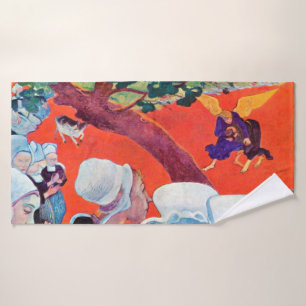 Jacob Wrestling mit dem Engel, Gauguin Badehandtuch