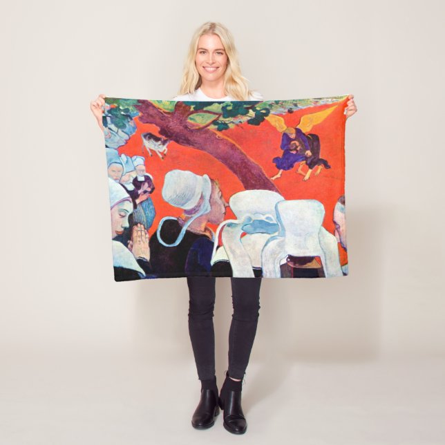 Jacob Wrestling mit dem Engel, Gauguin Fleecedecke (Beispiel)