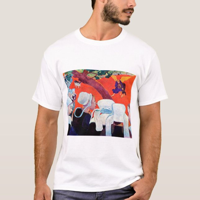 Jacob Wrestling mit dem Engel, Gauguin T-Shirt (Vorderseite)