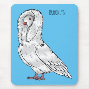 Jacobin-Taube-Cartoon Mousepad