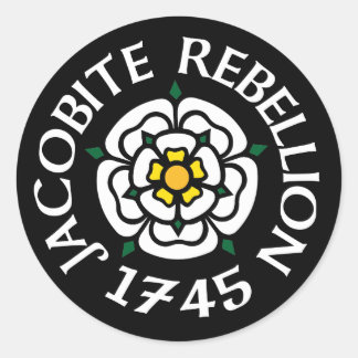 Jacobit 1745 runder aufkleber