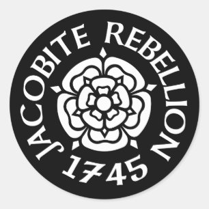 Jacobite 1745 runder aufkleber