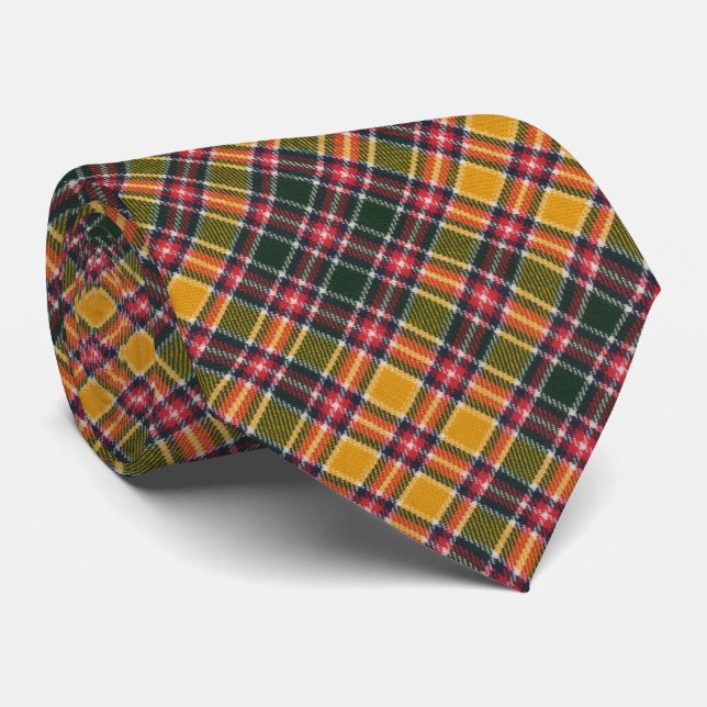 Jacobite Modern Scottish Tartan Krawatte (Gerollt)
