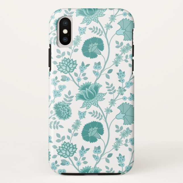 Jacobobobohne Blumenmuster Tees auf Weiß Case-Mate iPhone Hülle (Rückseite)