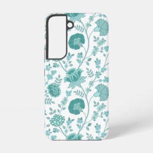 Jacobobobohne Blumenmuster Tees auf Weiß Samsung Galaxy Hülle