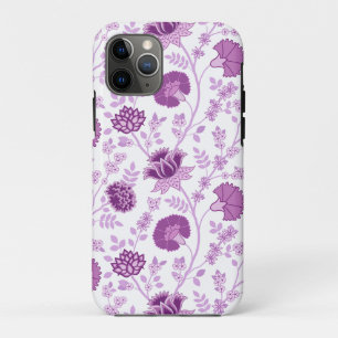 Jacobobobohnenflorale Big Pattern Pinks auf Weiß Case-Mate iPhone Hülle