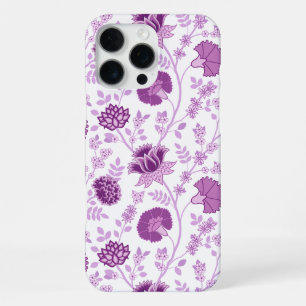 Jacobobobohnenflorale Big Pattern Pinks auf Weiß iPhone 16 Pro Max Hülle